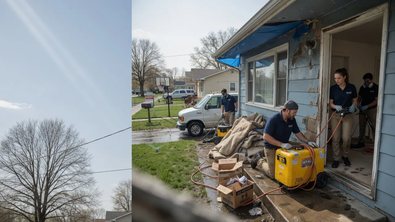 Basement Flood Cleanup in Edgerton, MO near me